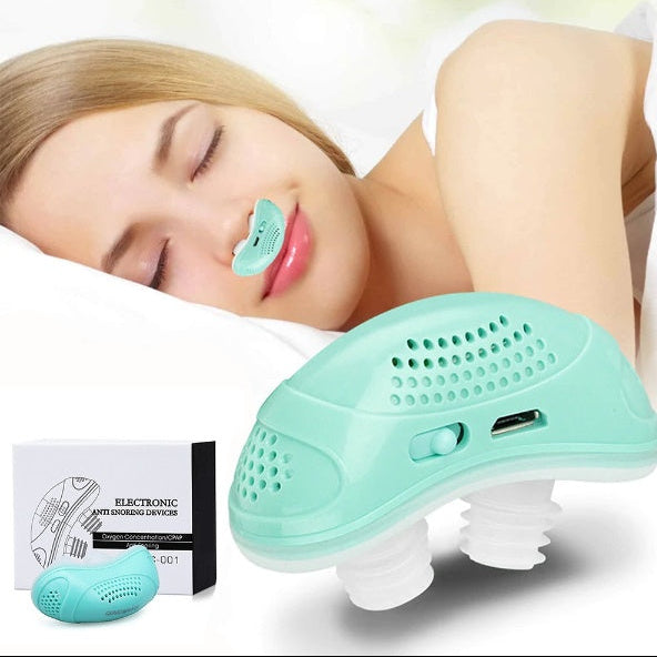 Compact Micro CPAP Travel Device for Snoring Relief & Better Sleep