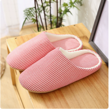 Maya - Ultra-Soft Cotton House Slippers - Non-Slip Cushioned EVA Foam Slides