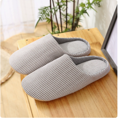 Maya - Ultra-Soft Cotton House Slippers - Non-Slip Cushioned EVA Foam Slides