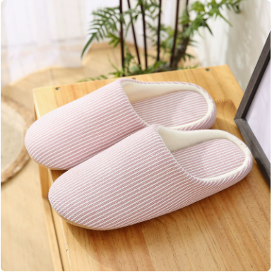 Maya - Ultra-Soft Cotton House Slippers - Non-Slip Cushioned EVA Foam Slides