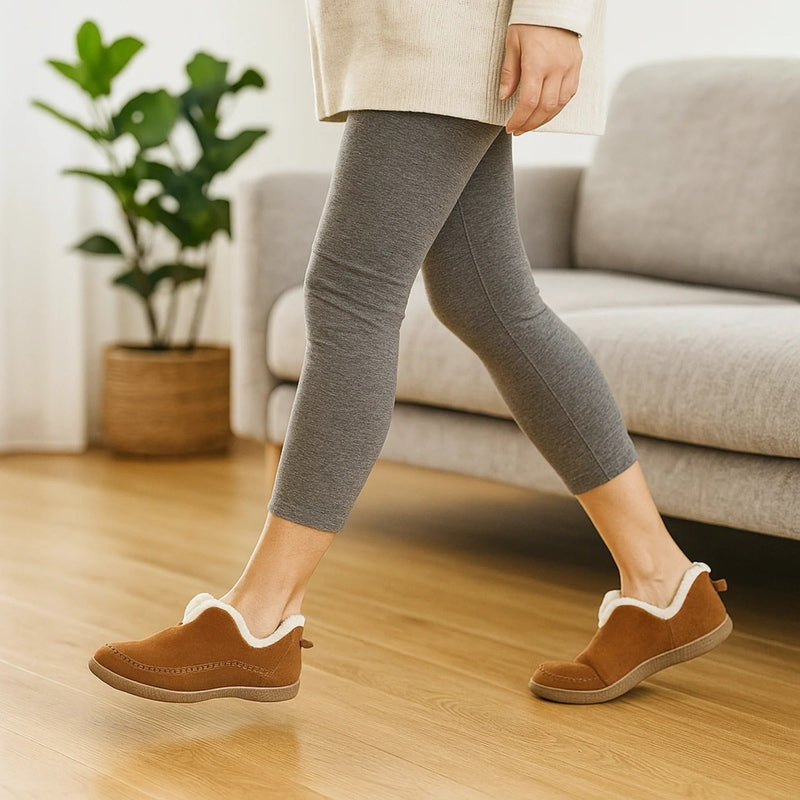 Orthopedic Thermal Slippers - Warm Non Slip Winter House Shoes