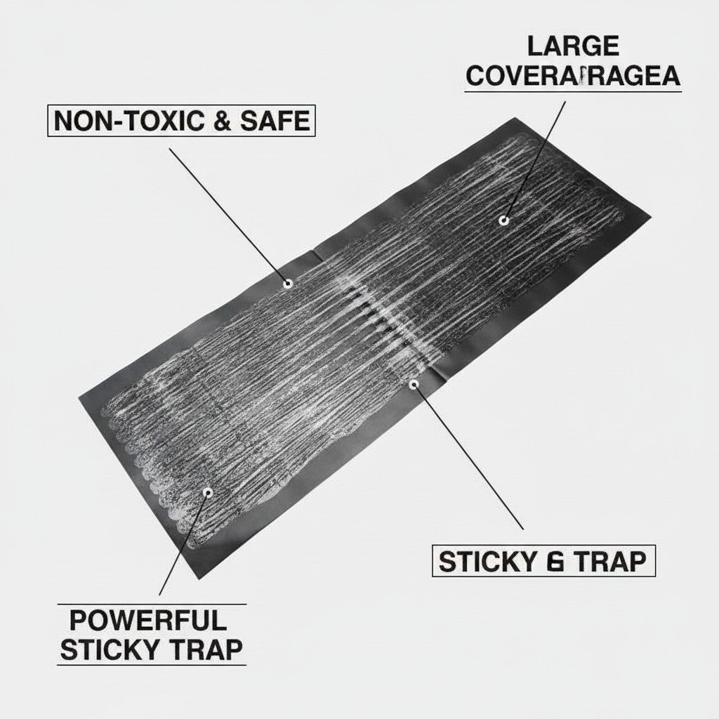 Mouse & Rat Glue Trap Boards - 10 Pack for Indoor Pest Control