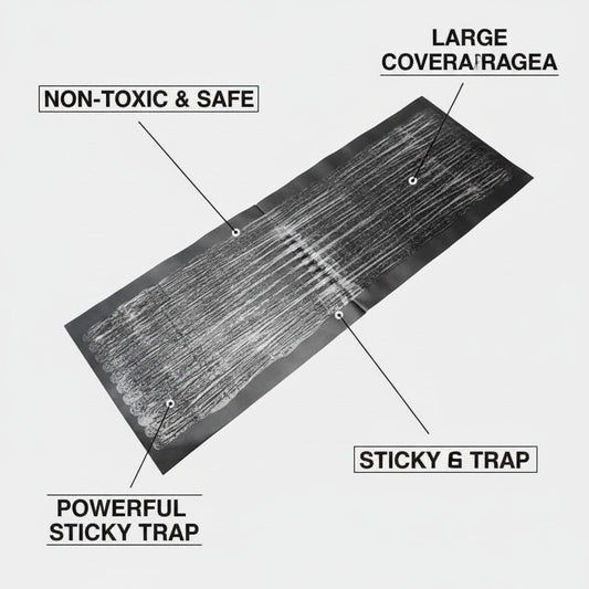 Mouse & Rat Glue Trap Boards - 10 Pack for Indoor Pest Control