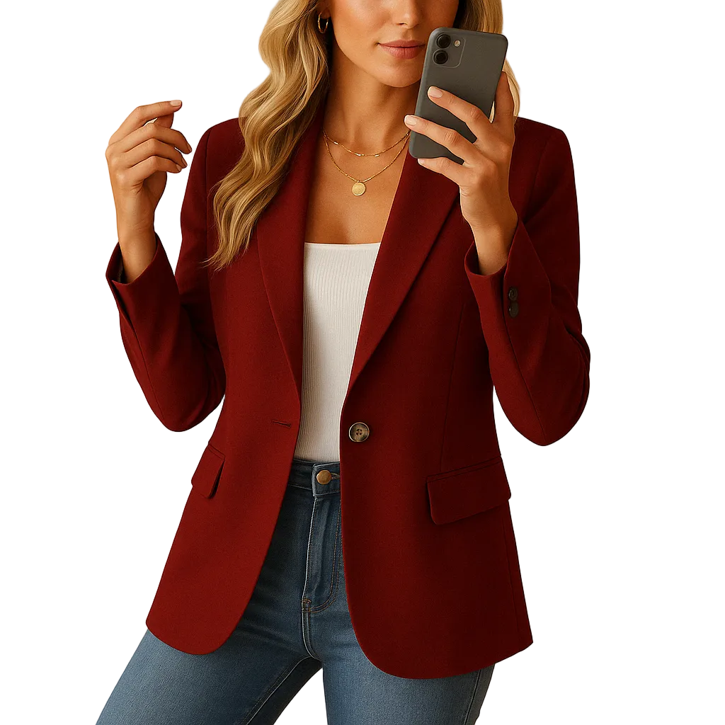 Karina Women's Single-Breasted Blazer