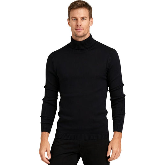 Men’s Turtleneck Sweater – Slim Fit Luxury Knit Pullover