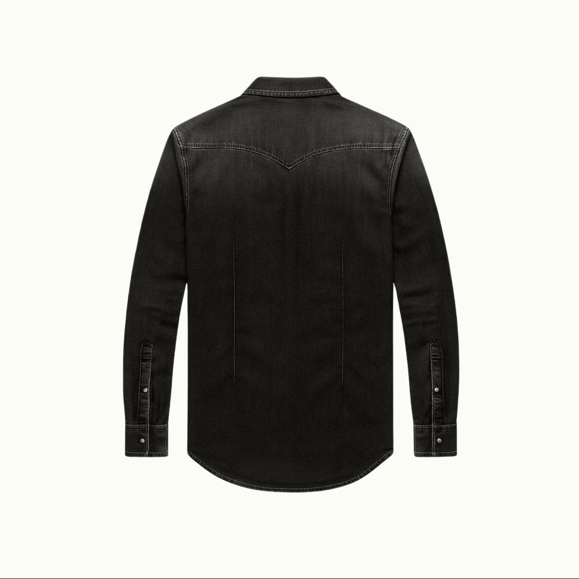 Men’s Denim Shirt – Slim Fit Western Style Premium Cotton Shirt