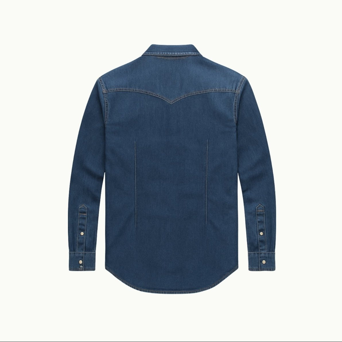 Men’s Denim Shirt – Slim Fit Western Style Premium Cotton Shirt