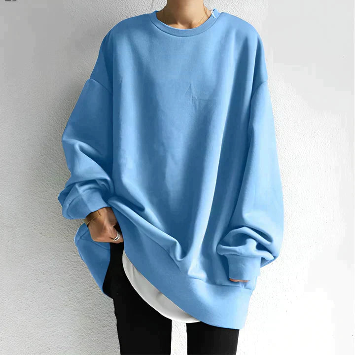 Women's Oversized Long Sleeve Tunic Sweater