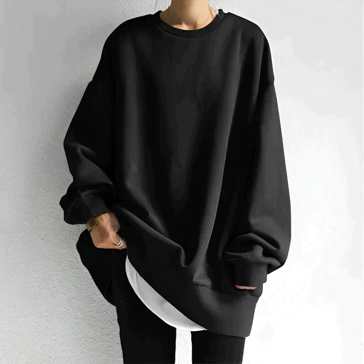 Women's Oversized Long Sleeve Tunic Sweater