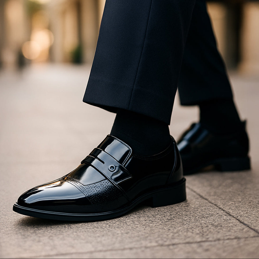 Men’s Patent Leather Loafers
