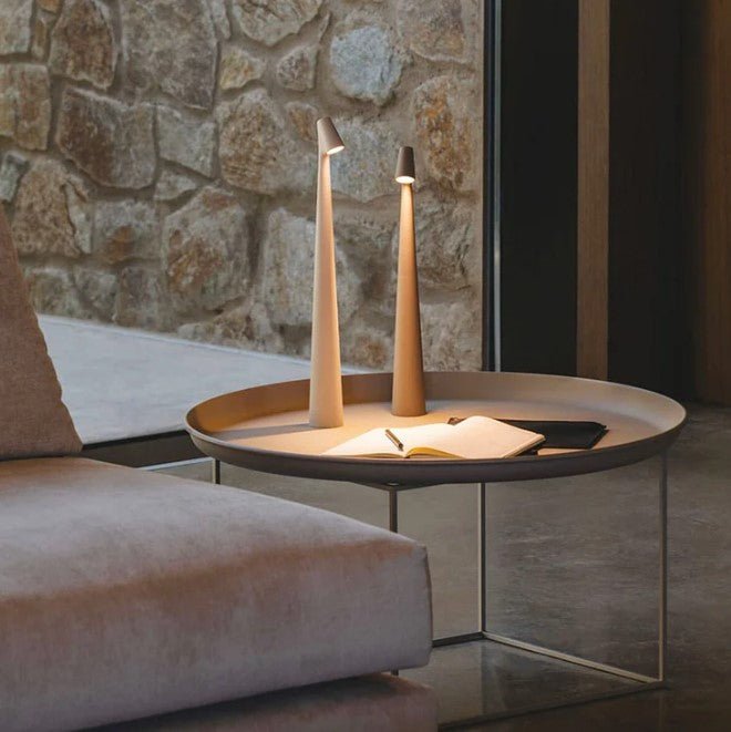 Minimalist Wireless LED Mood Light – Rechargeable Ambient Table Lamp