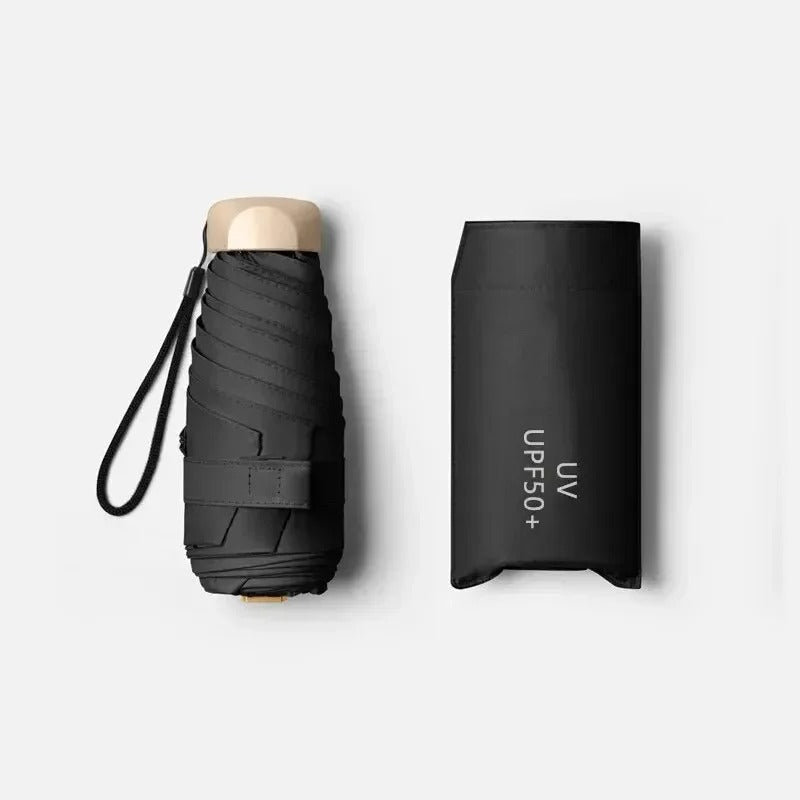 Mini Pocket Travel Umbrella - UV Blocking Lightweight Sun Compact