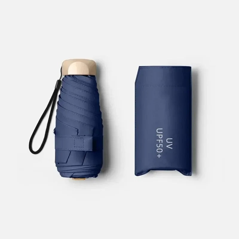 Mini Pocket Travel Umbrella - UV Blocking Lightweight Sun Compact