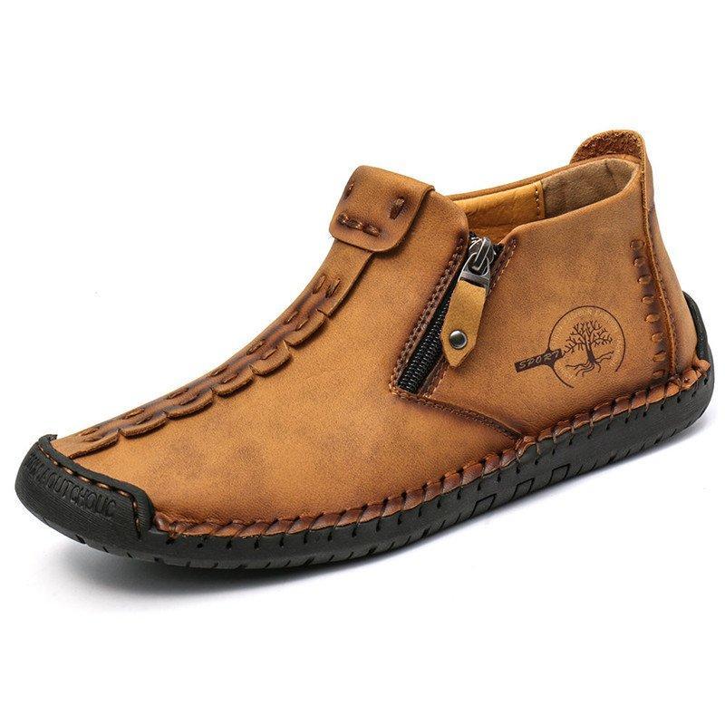 Men's Hand-Stitched Style Casual Boots