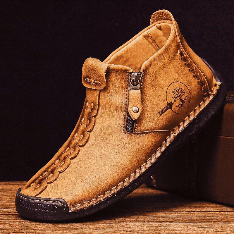 Men's Hand-Stitched Style Casual Boots