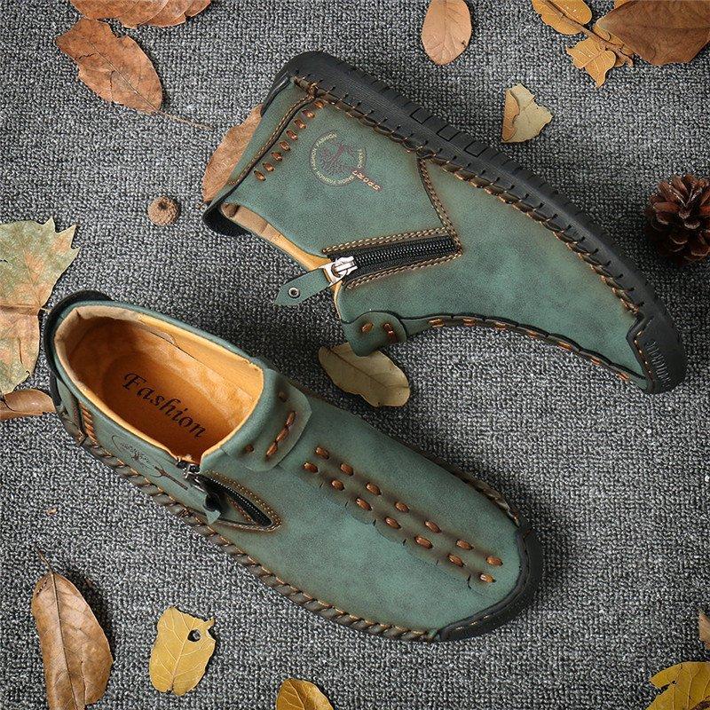 Men's Hand-Stitched Style Casual Boots