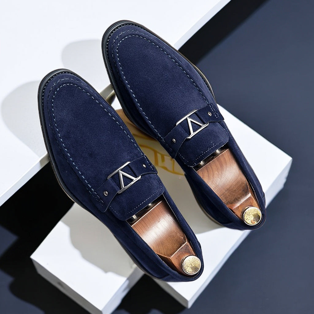 Men's Buckle Detail Loafers
