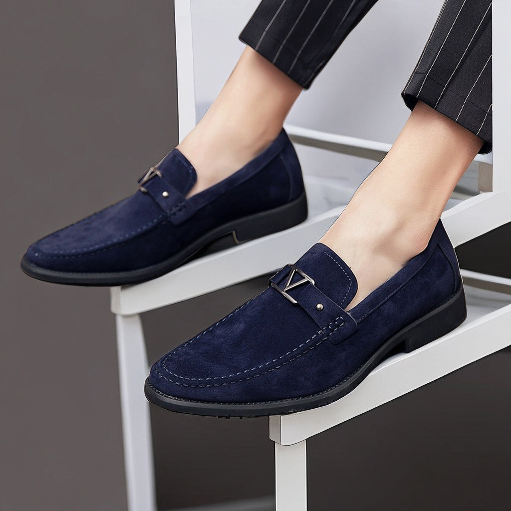Men's Buckle Detail Loafers