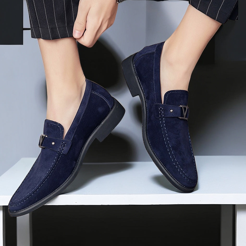 Men's Buckle Detail Loafers