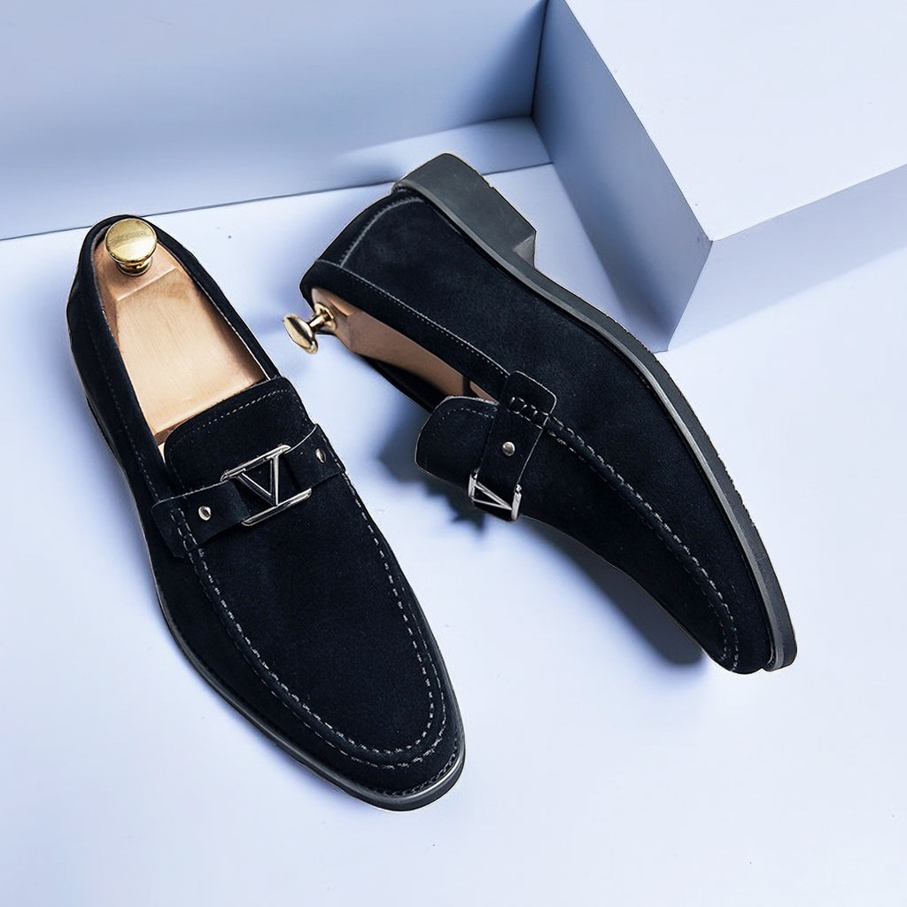 Men's Buckle Detail Loafers