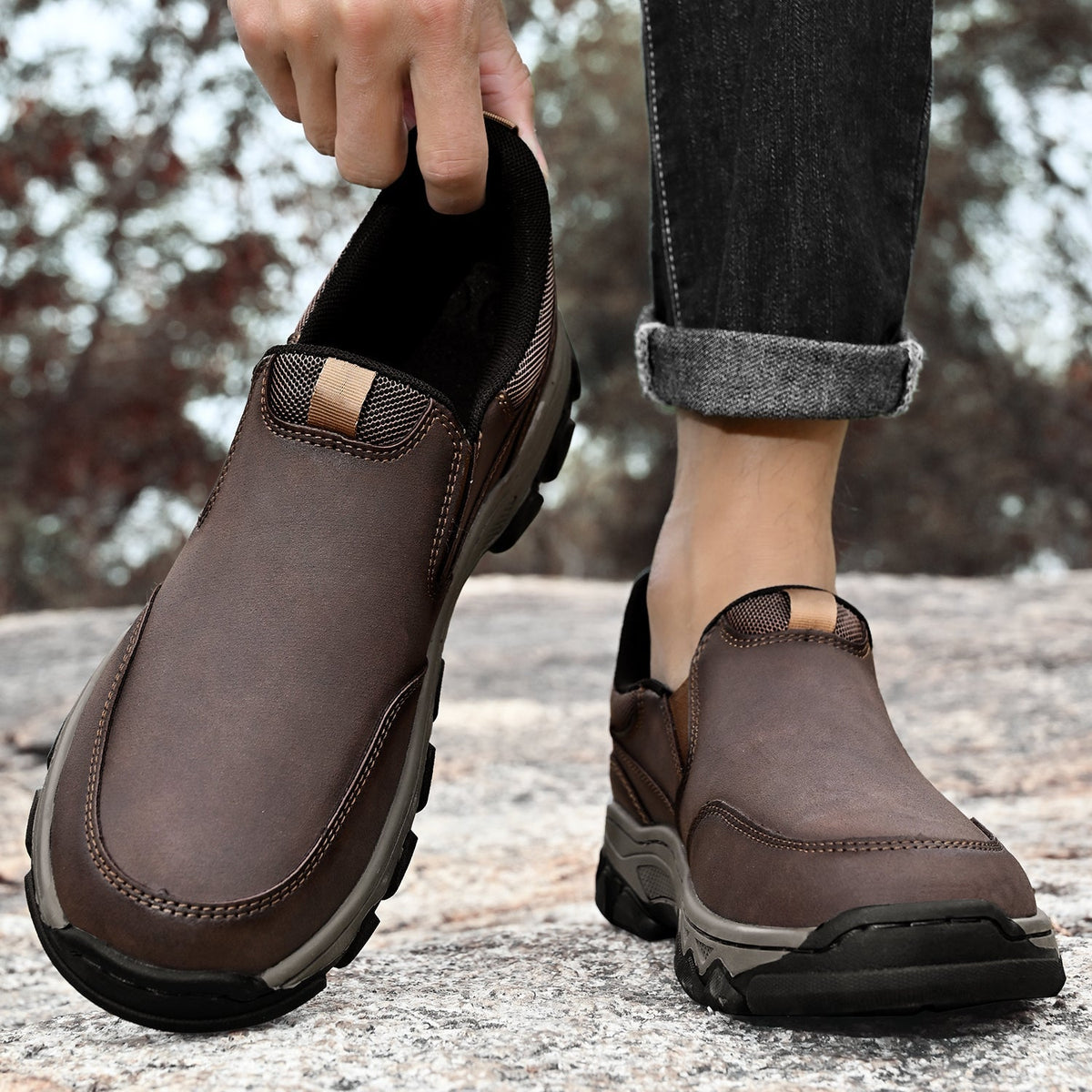 Men's Orthopedic Slip-On Walking Shoes