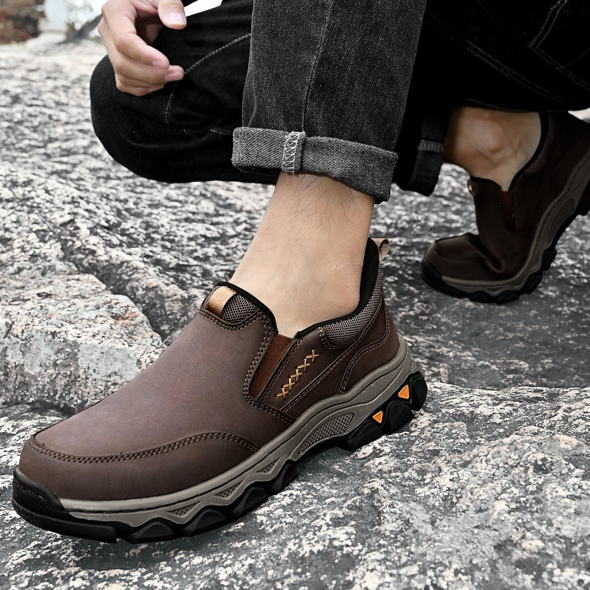 Men's Orthopedic Slip-On Walking Shoes