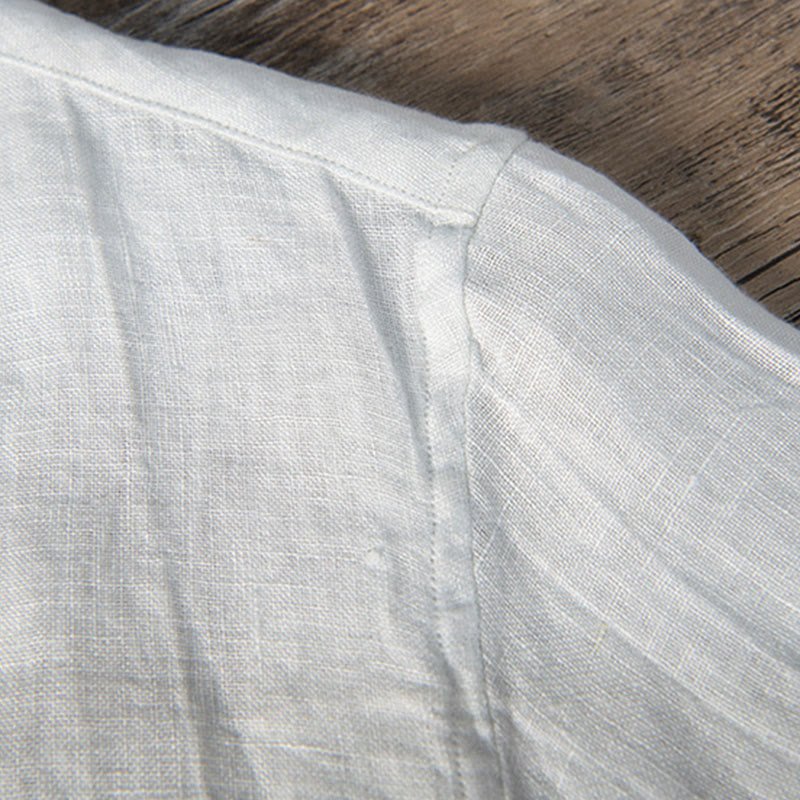 Men's Short Sleeve Half-Button Shirt