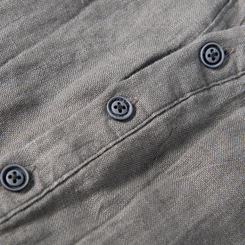 Men's Short Sleeve Half-Button Shirt
