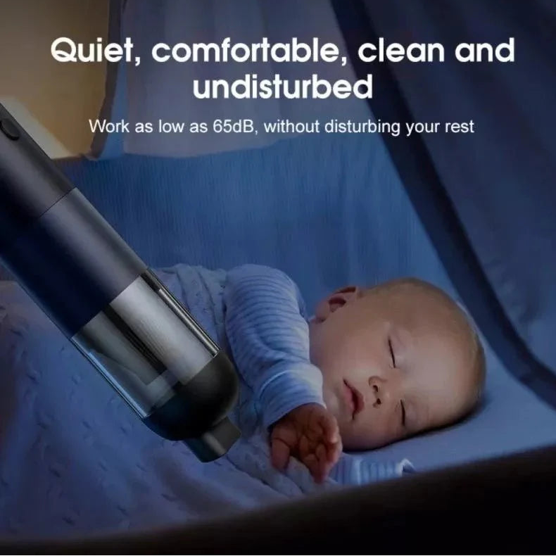 Mini Car Vacuum Cleaner – Portable Handheld Auto Vacuum