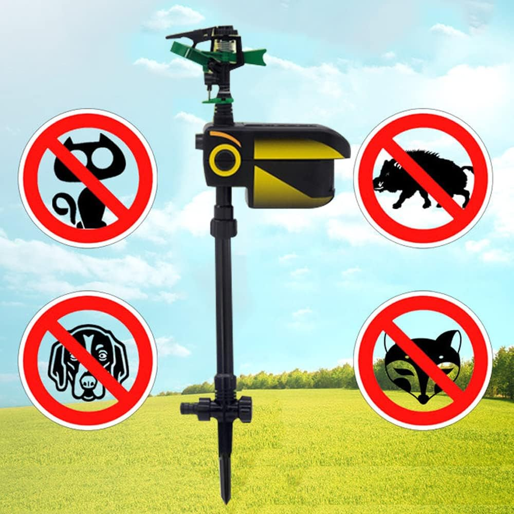 Motion-Activated Garden Animal Deterrent Sprinkler