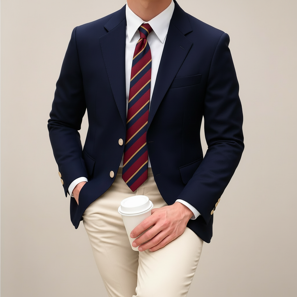 Men's Tailored Blazer Jacket