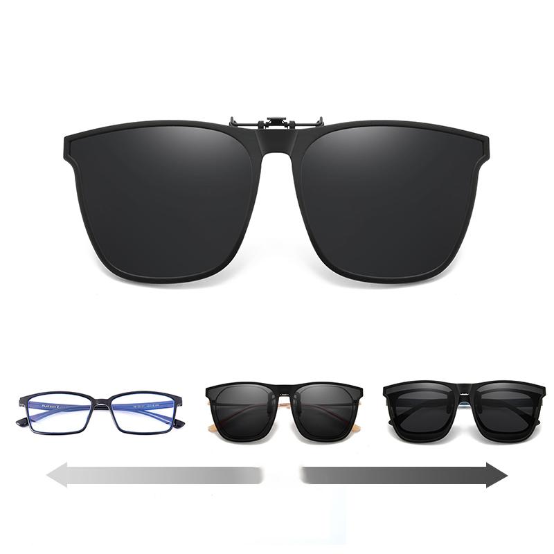 Polarized Flip-Up Clip-On Sunglasses