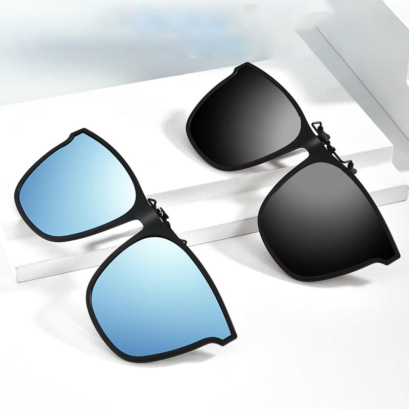 Polarized Flip-Up Clip-On Sunglasses