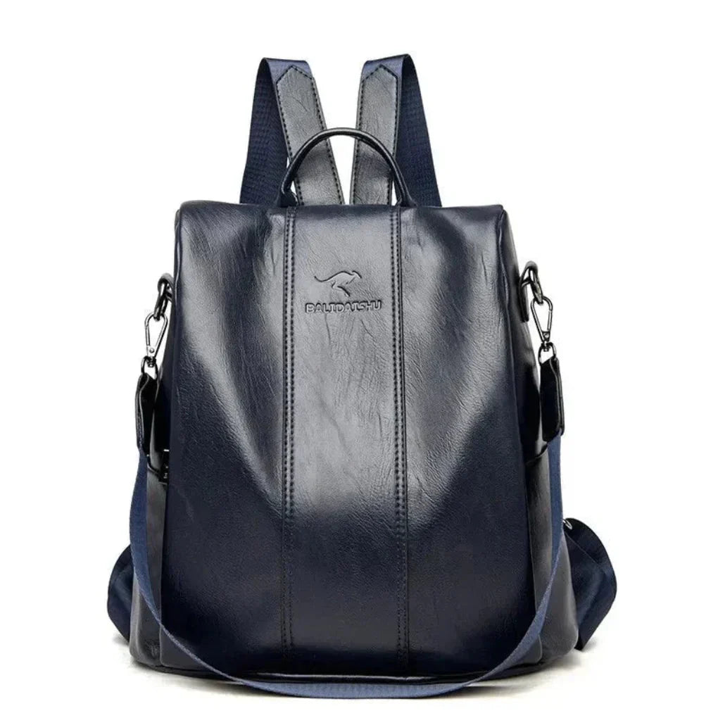 Women’s Convertible PU Leather Backpack