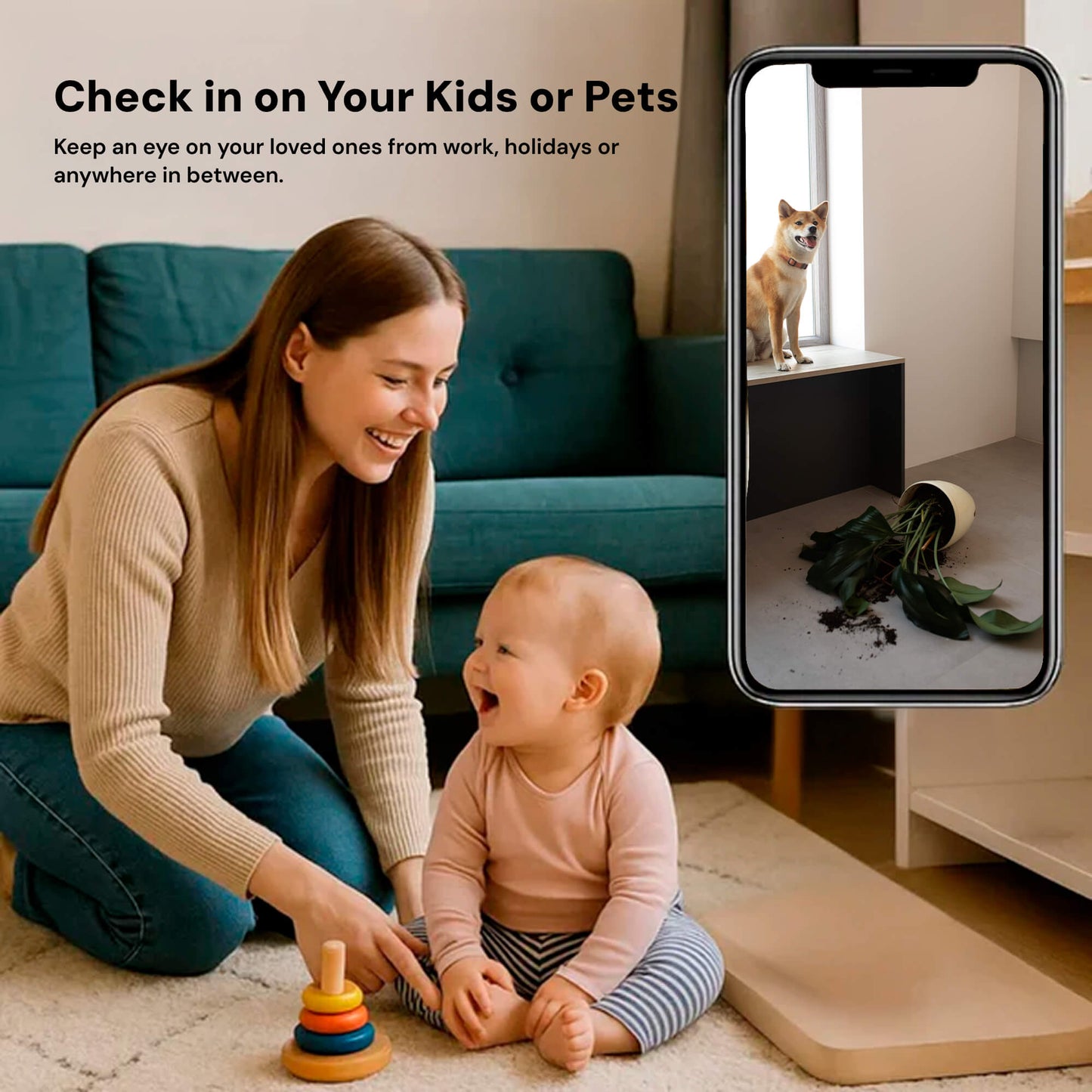 1080P WiFi Mini Indoor Security Camera