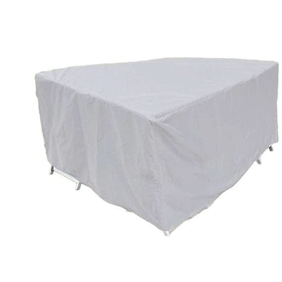 Weather-Resistant Outdoor Furniture Cover with Drawstring