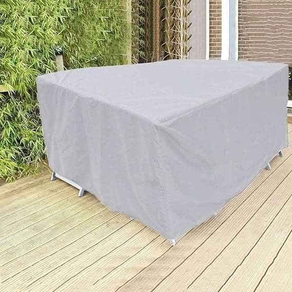 Weather-Resistant Outdoor Furniture Cover with Drawstring