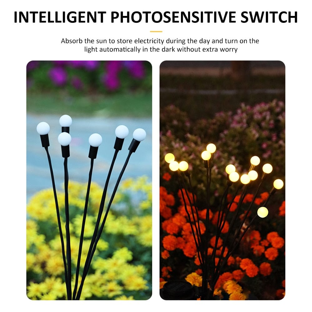 Solar Firefly Garden Lights – IP65 Outdoor Decor