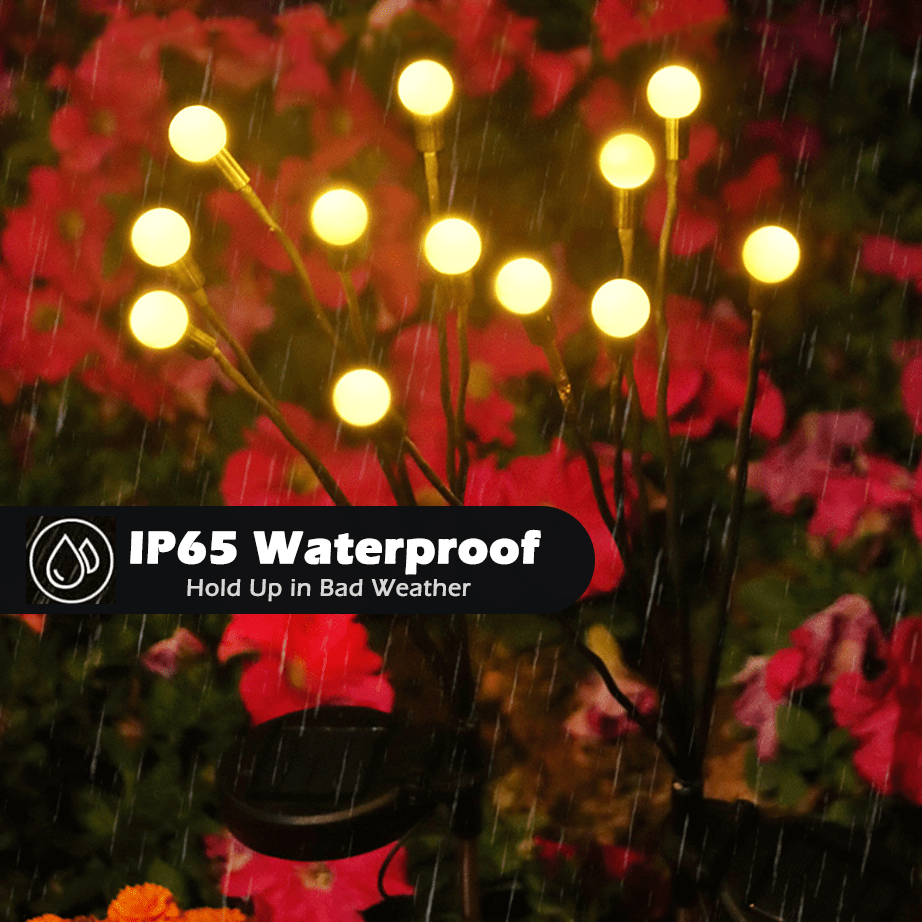 Solar Firefly Garden Lights – IP65 Outdoor Decor