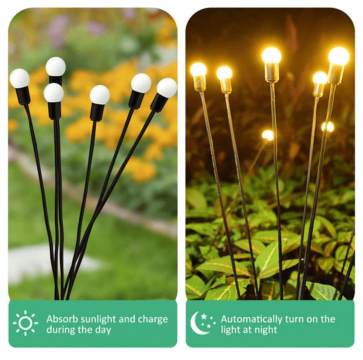 Solar Firefly Garden Lights – IP65 Outdoor Decor