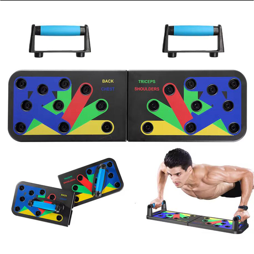 20-in-1 Push Up Board - Foldable Home Fitness Strength Trainer