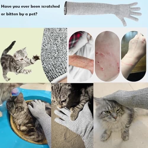15.75-Inch Long Pet Handling Gloves