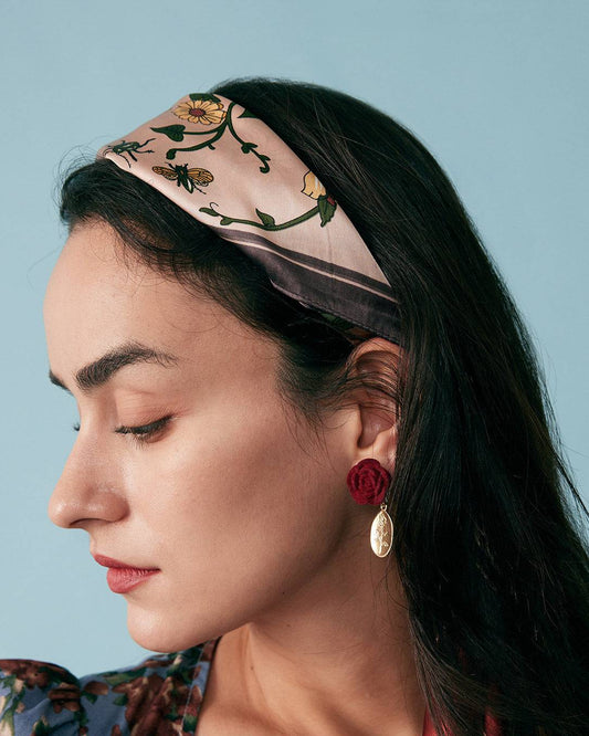Floral Head Scarf for Women
