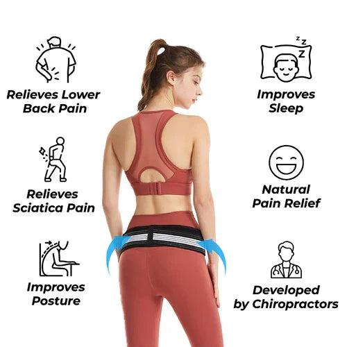 Lower Back & Hip Support Compression Belt