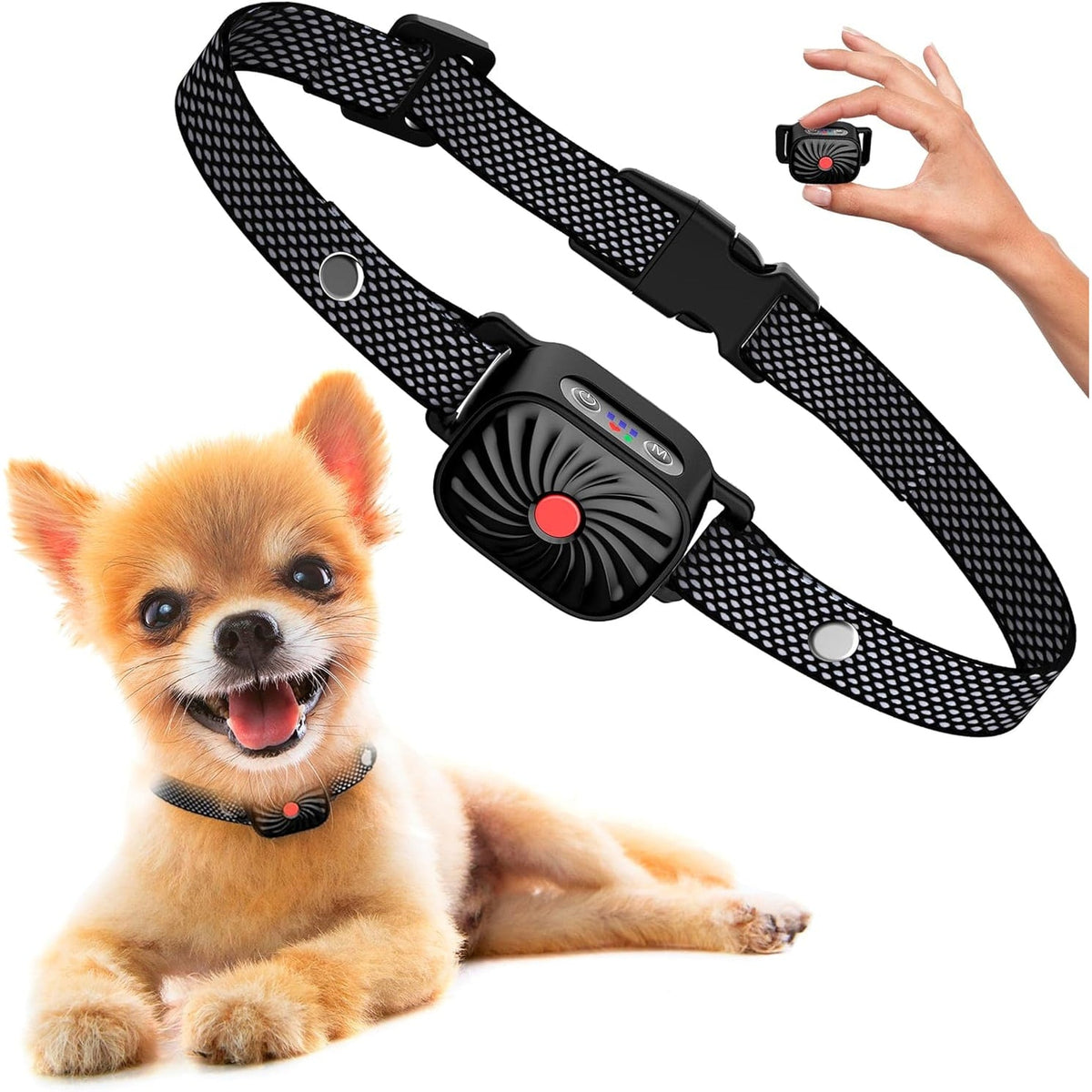 Small Dog Bark Collar - Sound & Vibration, IP67 Waterproof