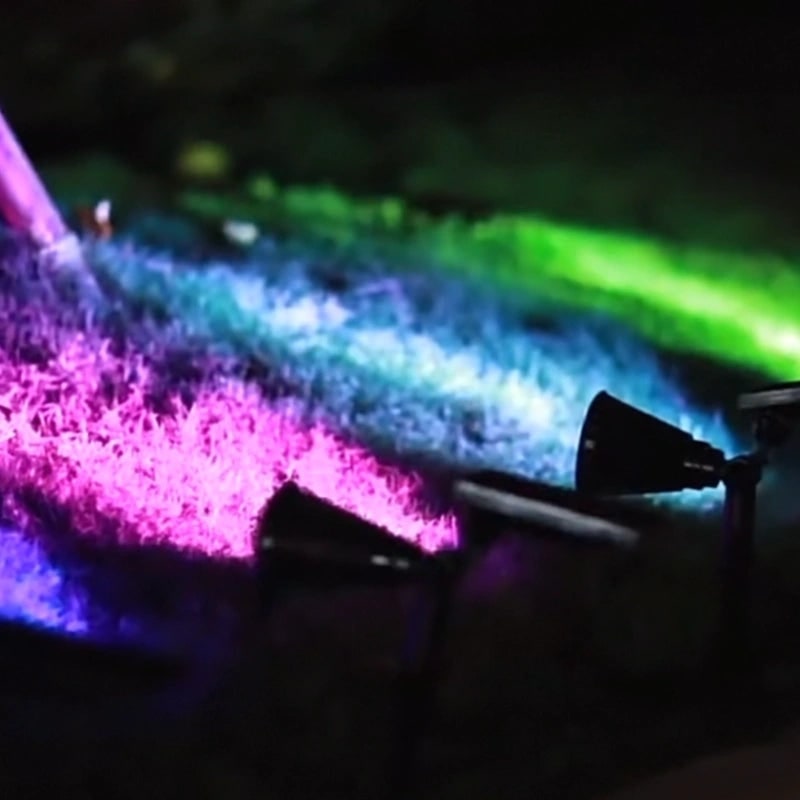 Solar Garden Spotlights in 2, 4 or 10 Packs
