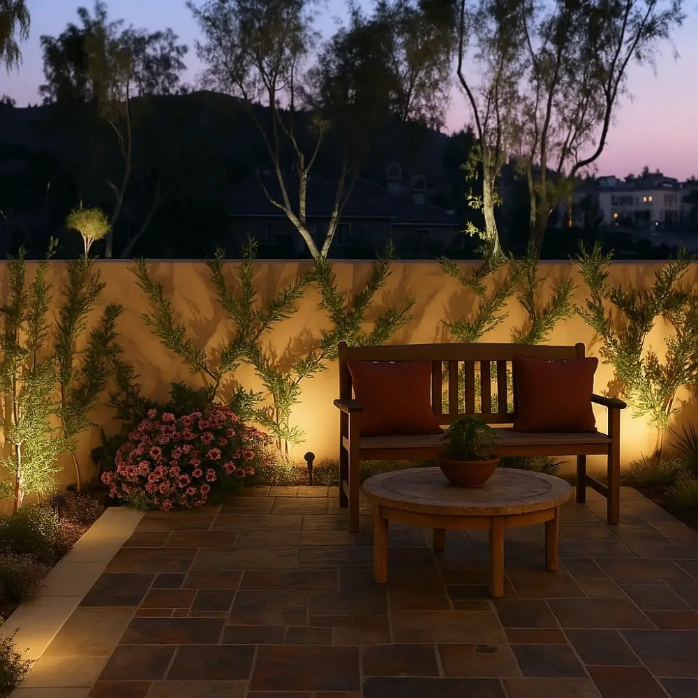 Solar Garden Spotlights in 2, 4 or 10 Packs