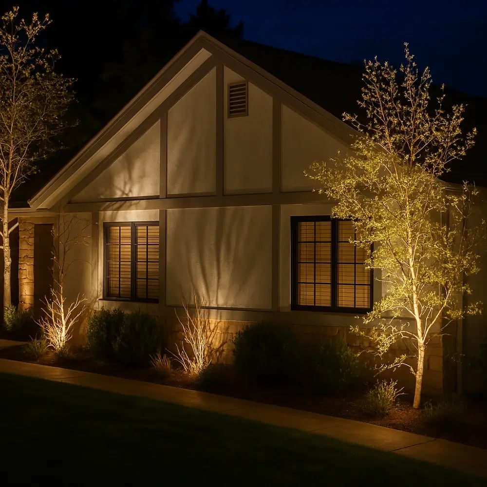 Solar Garden Spotlights in 2, 4 or 10 Packs