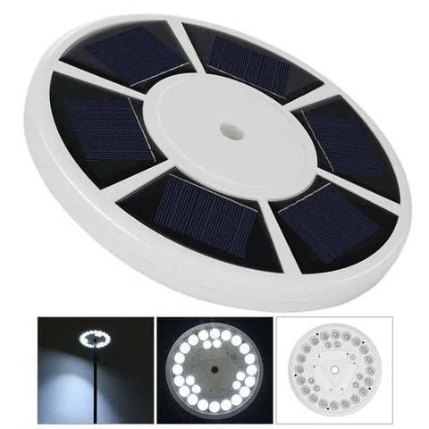 Solar-Powered LED Flagpole Light
