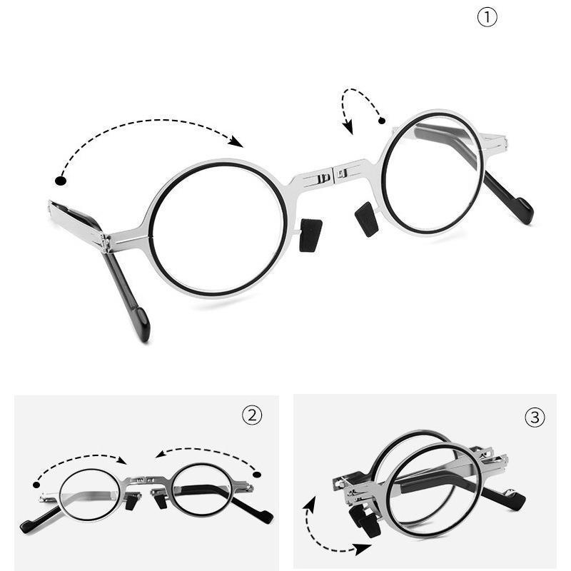 Folding Reading Glasses with Blue Light Filtering Lenses